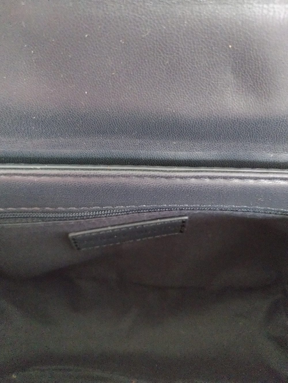 Badgley Mischka Denim Diamond Quilted Crossbody With Pearl Accents - Picture 7 of 9
